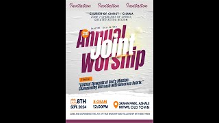 JOINT SERVICE  CHURCHES OF CHRIST ACCRA ZONE 7 [upl. by Novart]