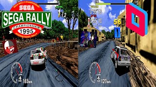 Sega Rally Championship ScullyWolf Vs Dika S Parsec Vs Mode 1 [upl. by Jules886]