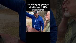 Surprising my grandpa with his 1954 International￼  Short truck grandpa surprise cannonball [upl. by Anitnoc661]