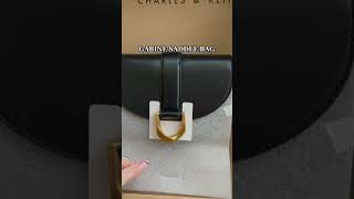 Charles and Keith Gabine Saddle Bag that I can wear anywhere  christinaxstyle [upl. by Tarton512]