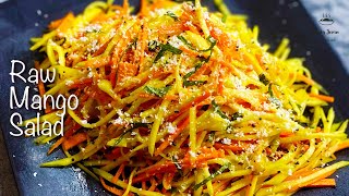 Raw Mango Salad  Kairi Salad recipe Green mango side dish recipe  Chatpata Mango side recipe [upl. by Rawden136]