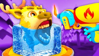 I Used a FLAMETHROWER on Frozen Animals Pets and Stuff VR [upl. by Michaela]