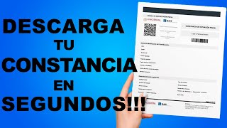 Descarga la constancia de situación fiscal sin contraseña efirma ni SATID  2024 [upl. by Newfeld]