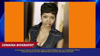 Malinda Williams Biography [upl. by Zantos]