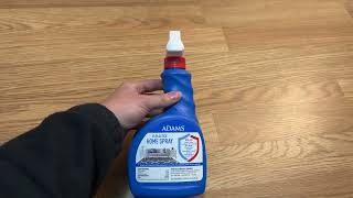 Honest Review of the Adams Flea amp Tick Home Spray [upl. by Ibloc]