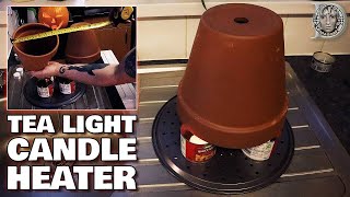 EASY Tea Light Candle Heater Build [upl. by Ilrac]