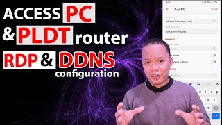 How to access your PC and PLDT modemrouter Anywhere even you have Dynamic Public IP [upl. by Aydne]