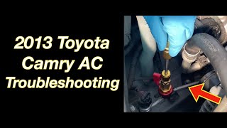 Troubleshooting the Air Conditioner on a 2013 Toyota Camry DIY [upl. by Winebaum789]