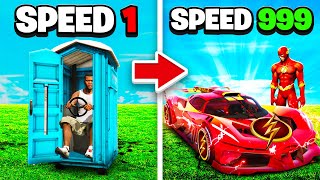 Upgrading Slowest to FASTEST SUPERHERO CAR In GTA 5 [upl. by Adrienne423]