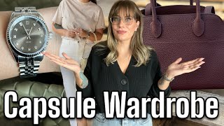 CREATING A CAPSULE WARDROBE  A DIAMOND WATCH HANDBAGS JEWELRY AND YOUR UNIFORM OUTFIT [upl. by Needan]