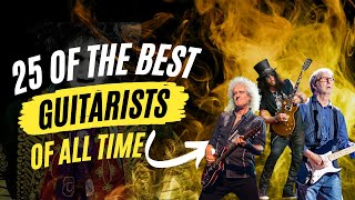 25 Greatest Guitarists of All Time  Influential Guitarists  Iconic Guitarists [upl. by Strade]