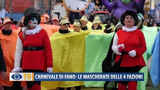 Carnevale Fano 2024 le mascherate delle 4 fazioni [upl. by Honna]