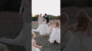 Must Watch Blended family has the sweetest moment after they are married 😭😭😭 weddingvideo [upl. by Noirrad]