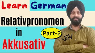 Online German Language Course  German for Beginners  Akkusativ Relativpronomen Part2 [upl. by Opalina649]