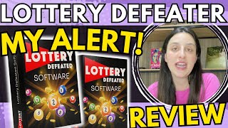 LOTTERY DEFEATER ❌MY ALERT❌ Lottery Defeater Reviews  Lottery Defeater Software System [upl. by Tenenbaum]