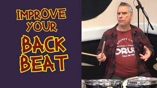 Improve Your Back Beat With This Simple Exercise [upl. by Ellenig]