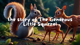 Best story of The Generous Little Squirrel adventure bedtime kidsstorystoriesforkidscartoon [upl. by Jessamyn]