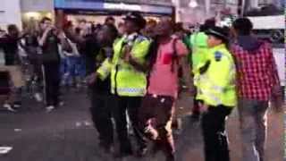 Notting Hill Carnival 2013 POLICE DANCING [upl. by Schuh508]