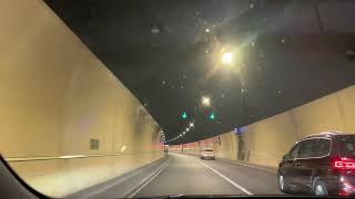 Entering into Tunnel on A3 in Hindhead [upl. by Nosneh]