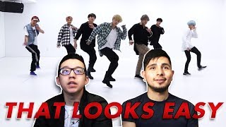 GUYS REACT TO BTS DNA Dance Practice [upl. by Hsihsa397]