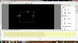 Simulation du redresseur simple alternance [upl. by Rhyner557]