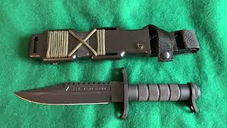 Buckmaster 184 Black Oxide Survival Knife [upl. by Calista]