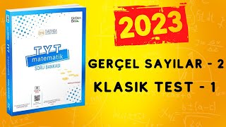 2023  345 TYT MATEMATİK SORU BANKASI ÇÖZÜMLERİ  GERÇEL SAYILAR 2  KLASİK TEST 1 [upl. by Asirak]