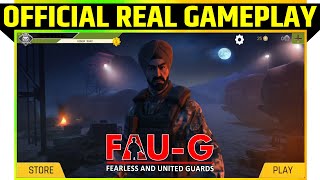 FAUG  FAUG Real Gameplay with guns  faug trailer  faug mobile  faug anthem  nCoreGames [upl. by Ahsienom704]