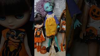 MH Blythe Halloween doll dressing dollclothes follow doll dollaccessories craft halloween [upl. by Brewster563]