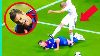 Top 15 Most Brutal Fouls in Football [upl. by Ahsilrae]