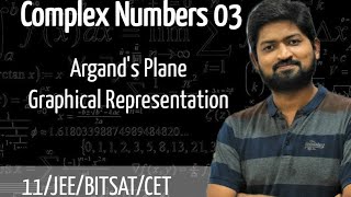 Complex Numbers 03  Argands Plane  Graphical Representation JEEBITSATCET Class 11 [upl. by Adiaz340]