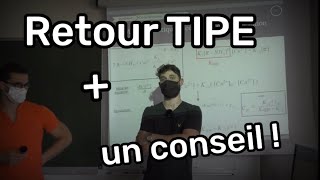 Retour de TIPE  un conseil [upl. by Leviralc]