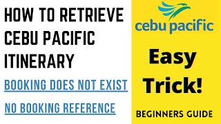 HOW TO RETRIEVE BOOKING REFERENCE IN CEBU PACIFIC TICKET  cebupacificair cebupacific [upl. by Aretha]