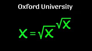 Can you Solve Oxford University Admission Interview Question [upl. by Nyrehtak]