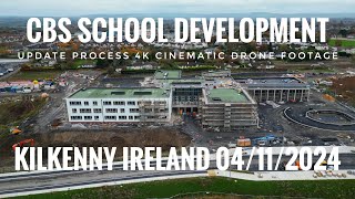 CBS SCHOOL DEVELOPMENT KILKENNY IRELAND 04112024 4k Drone footage [upl. by Brigg]