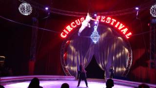 Krisztian Richter  Comical Dog Act Circo Lidia Togni 2014 [upl. by Eisac]