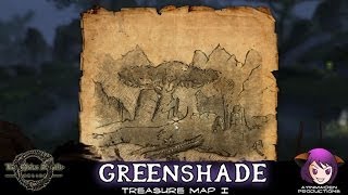 Elder Scrolls Online  Greenshade Treasure Map I [upl. by Enelyar475]