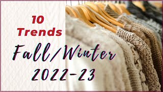 10 Knitwear Trends for Fall and Winter 202223 [upl. by Ydarg]