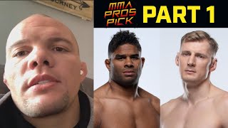 MMA Pros Pick ✅ Alistair Overeem vs Alexander Volkov  Part 1 [upl. by Wootten66]