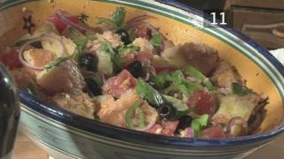 How To Make Panzanella Bread Salad [upl. by Euqinomad]