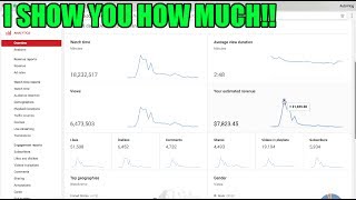 This is EXACTLY how much Youtube paid me for a 10 MILLION  views VIRAL VIDEO [upl. by O'Malley798]