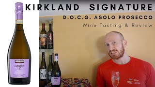 Kirkland Signature Prosecco Wine Review Costco Wine  Cheap Fizz for the Festive Season [upl. by Dahlia]