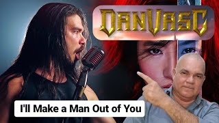 Dan Vasc  Ill Make a Man Out of You  METAL cover Mulan  REACTION danvasc mulan [upl. by Harsho]