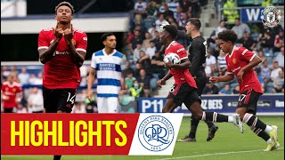 Highlights  QPR 42 Manchester United  Lingard amp Elanga on target for the Reds  PreSeason 2021 [upl. by Ahto]