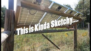 How We Built Our Off Grid Solar For Cheap under 1000 [upl. by Nordin]