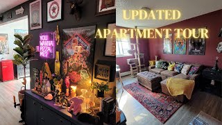 Updated Eclectic Apartment Tour amp Thrift Finds🐱 [upl. by Afrikah688]