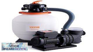 VEVOR Sand Filter Pump for Above Ground Pools 14inch 3000 GPH 34 Review [upl. by Nilsoj]