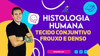 Histologia Humana  Tecido conjuntivo Frouxo e Denso [upl. by Awra800]