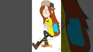 Day 3 of ciphering characters wendy billcipher gravityfalls edit [upl. by Ikin]