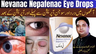 Nevanac Eye Drops Nepafenac Ophthalmic Suspension 01 wv  Anti Inflammatory Eye Drops [upl. by Atiuqihs]